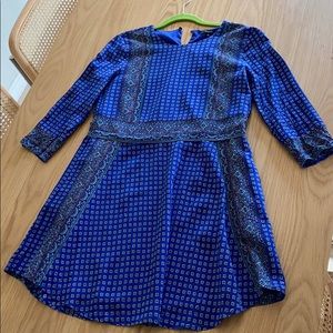 Madewell silk ascot dress S